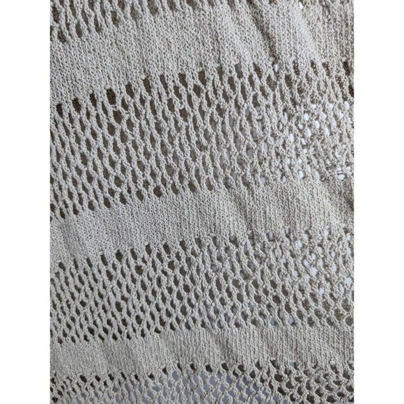 Gap Sleeveless Knit Tank Top Women's Size Small Y2K Beachy Boho Hippie Crochet - Picture 3 of 6